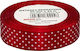 Brewis Brewis Satin Polka Dot Ribbon 25mm Wsk25...