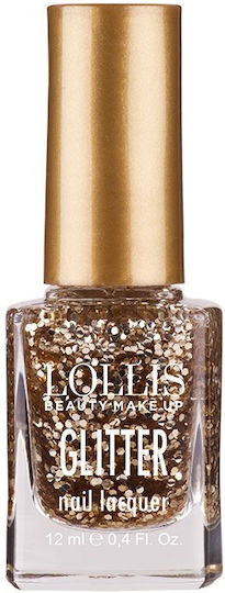 Lollis Beauty Make Up Лак за Нокти Златист 107