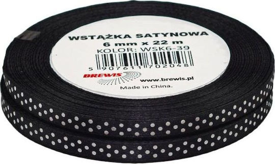 Panglică Satinată cu Buline Brewis Brewis 6mm Wsk6-39 Brewis