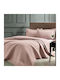 Tac Module Cuvertură Extra-dublu din Poliester Powder Pink 250x260cm