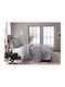 Tac Elektrische Gitarren Tagesdecke Anderthalbbetten aus Polyester Gray 180x240cm