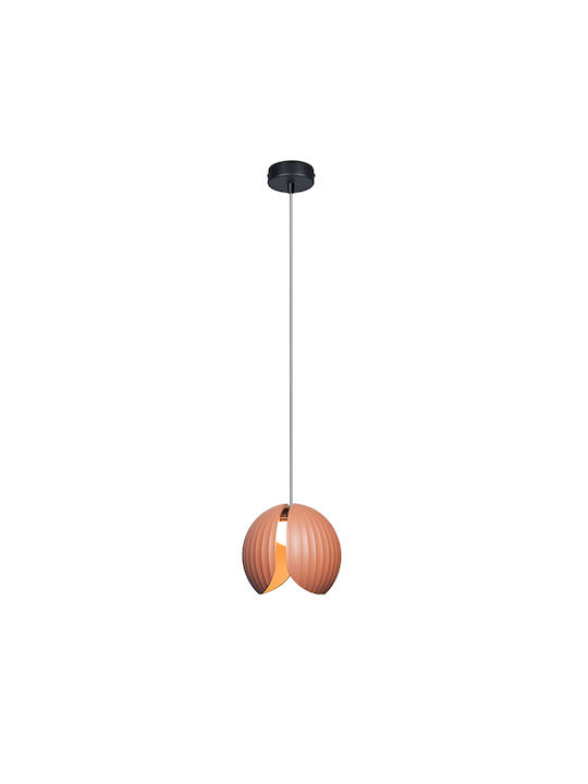 Sun Light Κρεμαστό Φωτιστικό Ροζ LED με Θερμό Λευκό Φως 200x200x20εκ.