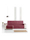Eysa Oslo Elastic Cover for Corner Sofa Burgundy 350εκ. 1pcs F347208I