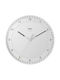 Braun Bc17w-dcf Стенен часовник Бял