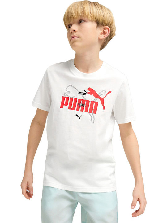Kids' T-shirt White Logo