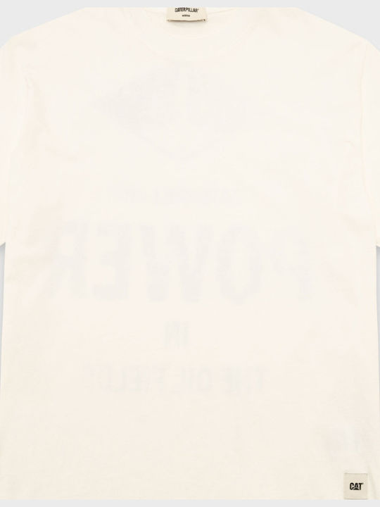 Power Tricou White