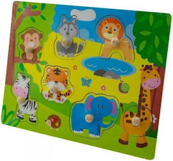 Ξύλινο Παιδικό Puzzle Safari Eurobaby Ξύλινο Παιδικό Puzzle Safari Eurobaby
