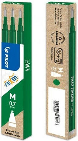 Pilot Frixion 3 Ανταλλακτικά Μελάνια για Πένα Medium Πολλαπλών Χρωμάτων
