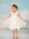 Bambolino Valentina Ecru Baptism Dress Made of Tulle