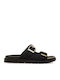 Flache Sandalen für Damen in Schwarz Farbe