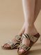 Flache Sandalen für Damen Flatforms in Beige Farbe