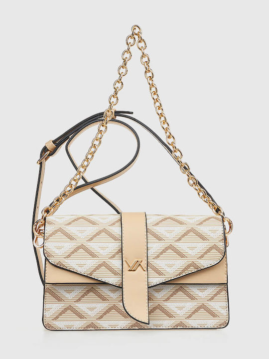 Verde Geantă de damă Crossbody Bej