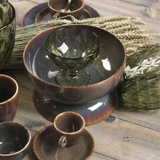Cryspo Trio Cup Coffee Porcelain Green 100ml