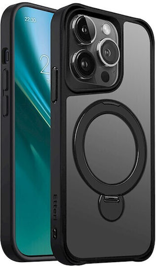 Etteri Back Cover Σιλικόνης / Πλαστικό Μαύρο (iPhone 14 Pro)