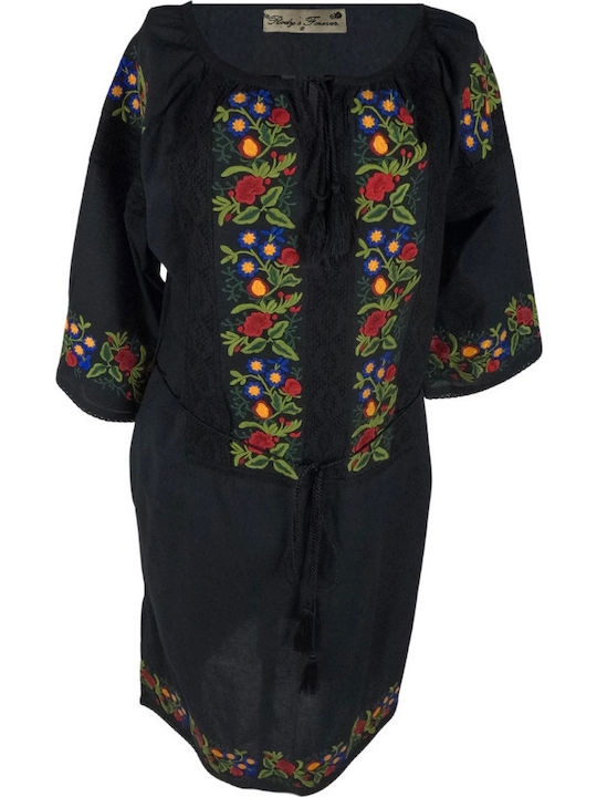 Maxi Φόρεμα Black, Red