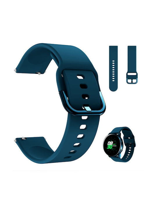 Cea Mai Bună Curea Accesorii Silicon Eliberare Rapidă 20mm Turcoaz Samsung Galaxy Watch4 5 6 7 Fe 4 Classic/6 Classic/5 Pro Huawei Watch Gt2 Gt3 42mm Gt3 Pro 43mm Amazfit Gts 2 Gts 2 Mini Gts 2e