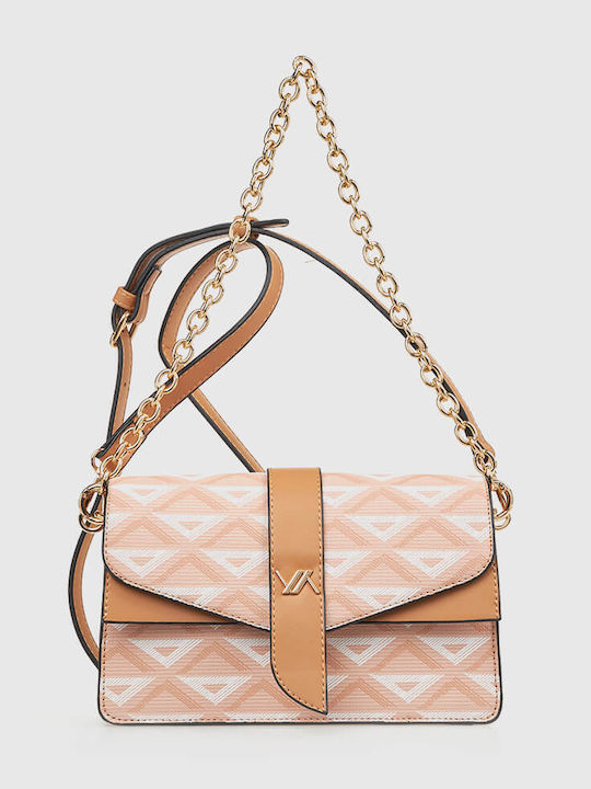 Verde Geantă de damă Crossbody Portocalie