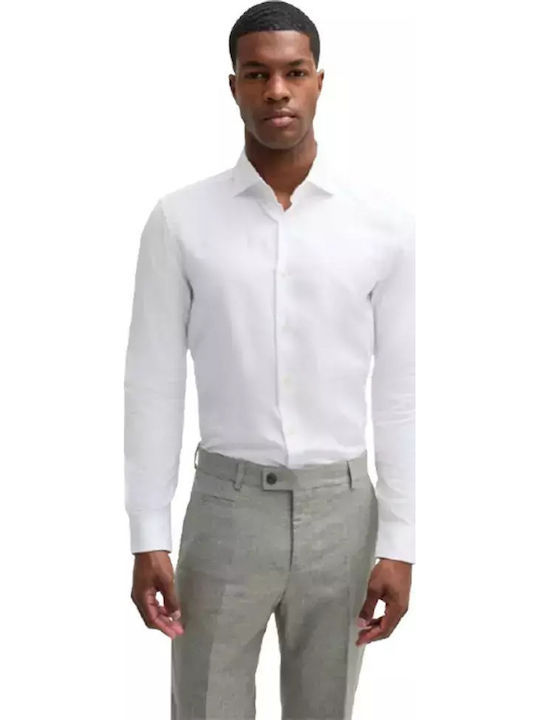 Strellson Baumwolle Hemd White