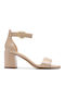 Ezoria Mae Sandals from Patent Leather Beige