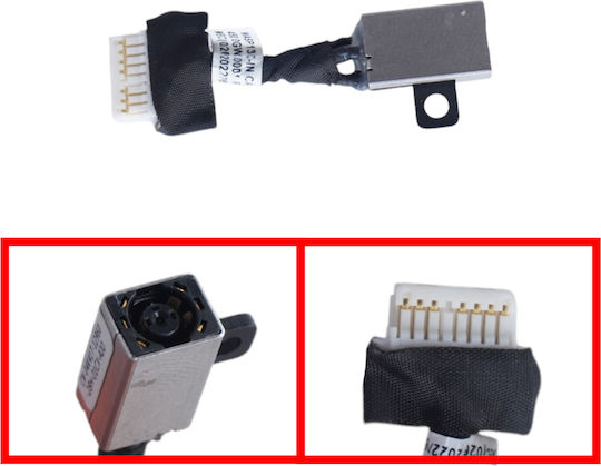 DC-Netzbuchse Laptop Dell Latitude 3301 Vostro 5390 5391 7391 Inspiron 5390 5391 450.0gw01.0001 4k41t 3,5cm 7 Pins Code 31061