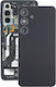 OEM Akkudeckel Kameralinse Abdeckung Samsung Galaxy S24 SM-S921B Schwarz