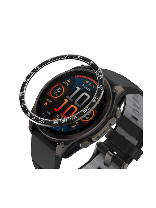 Πλαίσιο Προστασίας Protective Προστατευτικό Bezel σε Μαύρο χρώμα για Garmin Fenix 8 Amoled 47mm