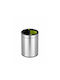 Trash Bin Eko Round Open Top 2x5 Liters 2 Compartments Stainless Steel