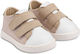 Babywalker Beige Baptism Leather Sneakers