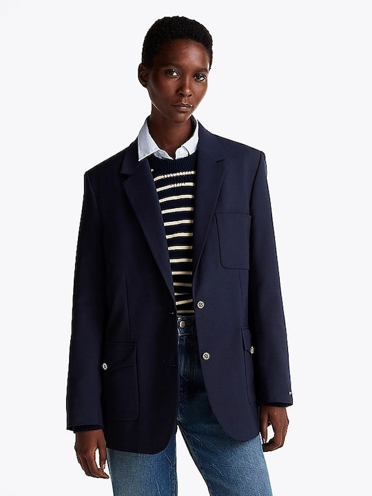 Tommy Hilfiger Женски Сако Син