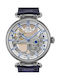 Carl Von Zeyten Elzach Men's Watch 42mm Automatic with Blue Metal Bracelet