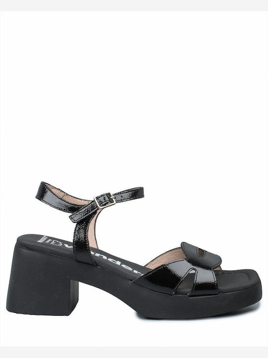 Wonders Sandals Black