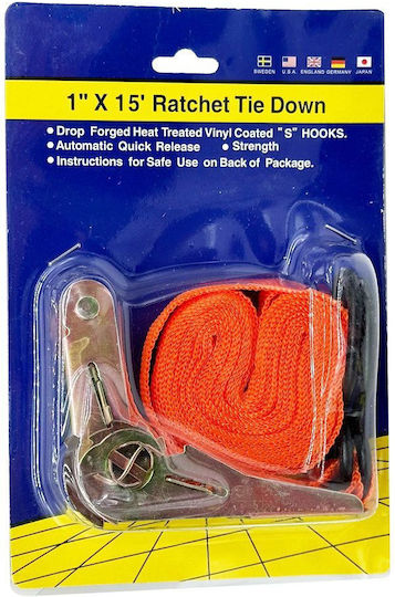 Ratschengurt 25mm x 5m 1'' x 15ft 01093