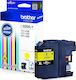 Compatible Inkjet Printer Ink Brother Yellow 1pcs
