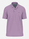 Polo Short Sleeve Blouse Lilac