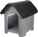 Dog House Plastic Outdoor Gray 75x59x66cm