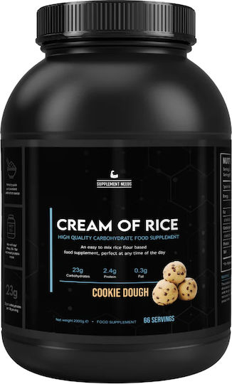 Supplement Needs Cream Of Rice Ειδικό Συμπλήρωμα Διατροφής 2000gr Cookie Dough