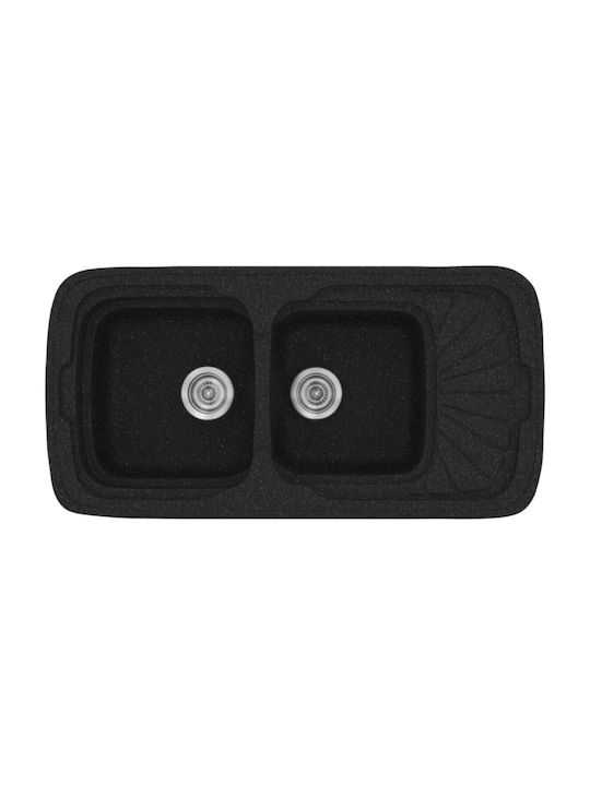 Sanitec Classic Drop-In Sink Synthetic Granite ...