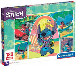 Children's SuperColor Stitch Puzzle for Ages 7+ 180 Pieces Clementoni
