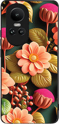 Husă Seria Sonique 3D Flower pentru Oppo Reno10...