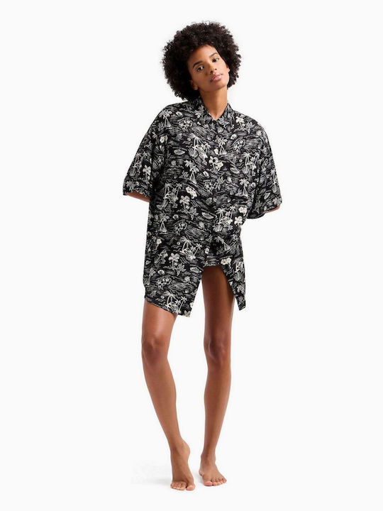 Women's Long Sleeve Shirt Black