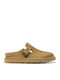 Men's Leather Slippers Brown
