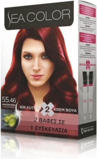 Sea Color Hair Dye 55.46 Amazon Red