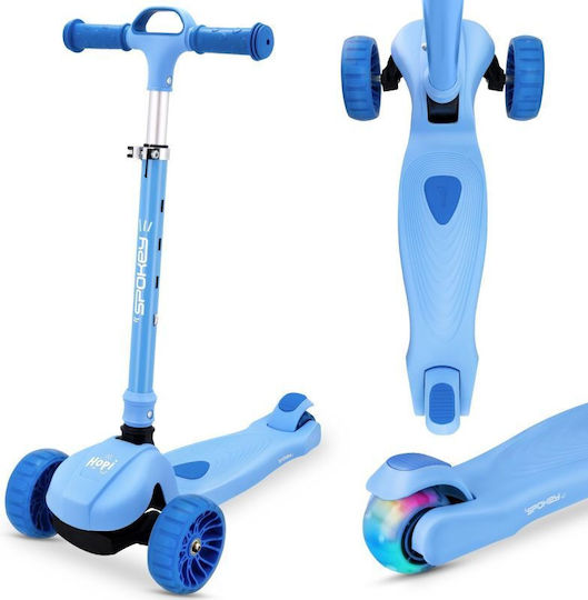 Spokey Pătrat de Copii Pliabil Hopi Balance 3 Roti Culoare Albastru Deschis