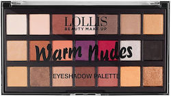 Lollis Beauty Make Up Παλέτα Warm Nudes