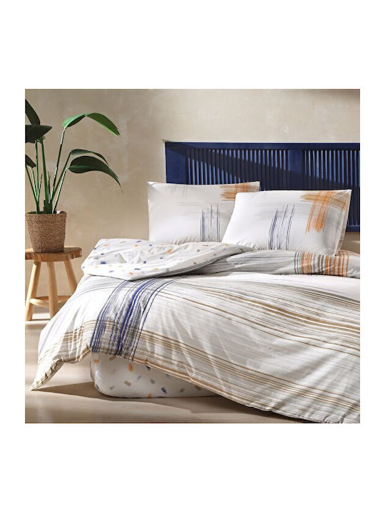 Tac Pilotă Single cu Umplutură Microfiber 155x215cm Albastru