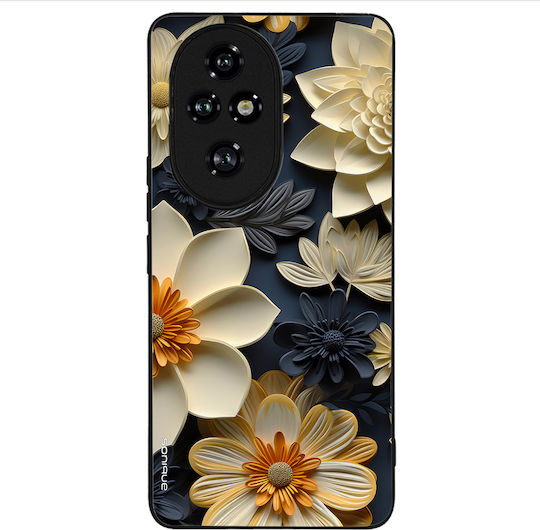 Калъф Sonique 3D Flower Series за Honor 200 Pro 5G Екрю