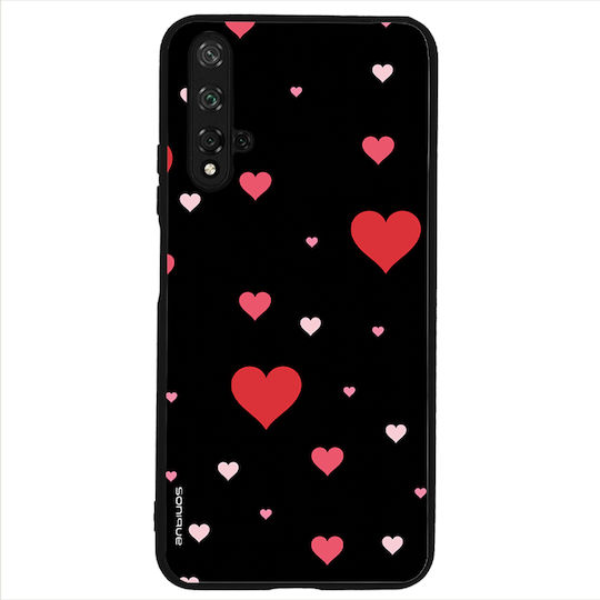 Sonique Heart Series Hülle für Honor 20 Nova 5T Schwarz