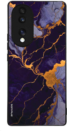 Husă Seria Sonique Marble pentru Honor 70 5G Mov