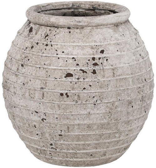 Ceramic Vase Fylliana Fl19311 Grey Color 16x16x16cm