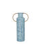 Atlantic Vase 34x17x60 Metal Blue White Rope Natural 031694 Metal Rope
